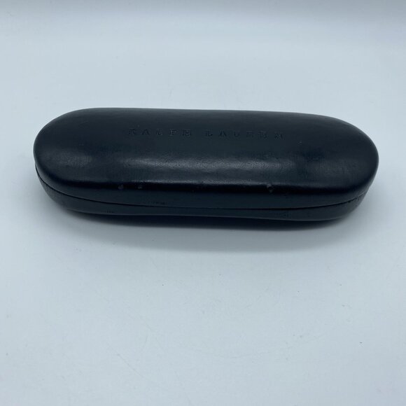 Ralph Lauren Polo Black Clamshell Glasses Sunglasses Hard Case 6.25 x 2.5 x 1 - Picture 2 of 8